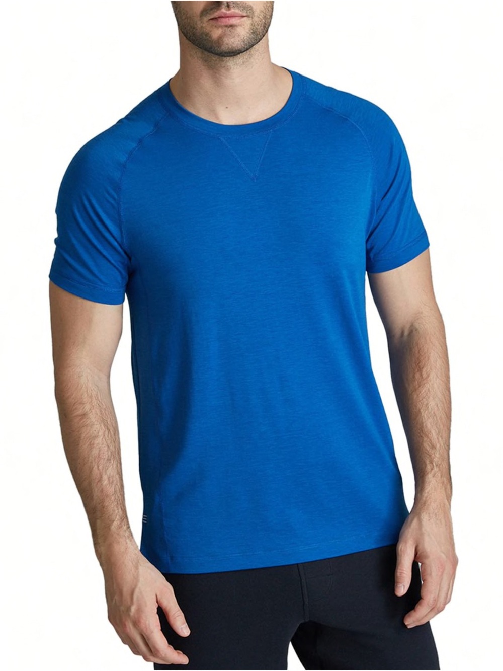 Fourlaps Re-Up Performance Training T-Shirt Men’s Large Blue Short Sleeve Tee